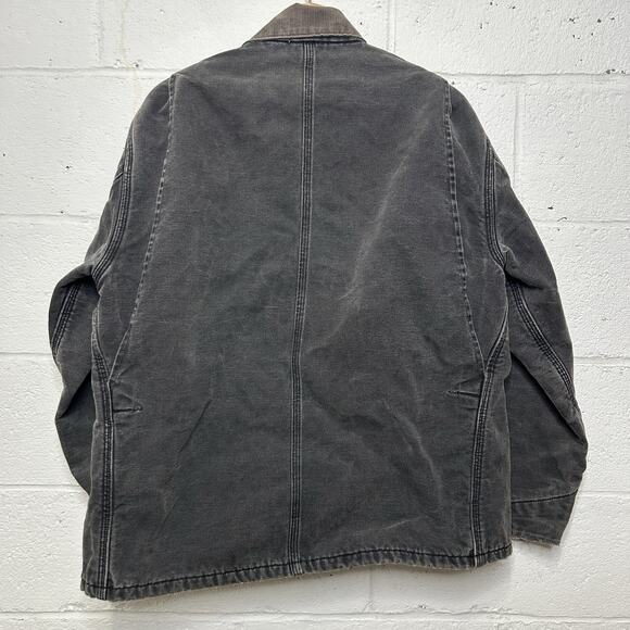 Vintage Carhartt Blanket-Lined Chore Coat “Black” C01 BLK - Picture 2 of 8